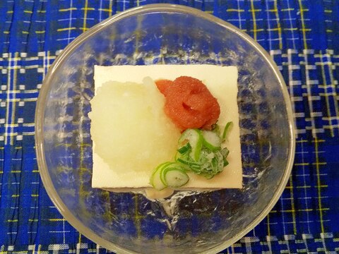 明太子とお豆腐